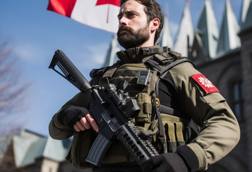 what weapons are legal for self-defence in canada