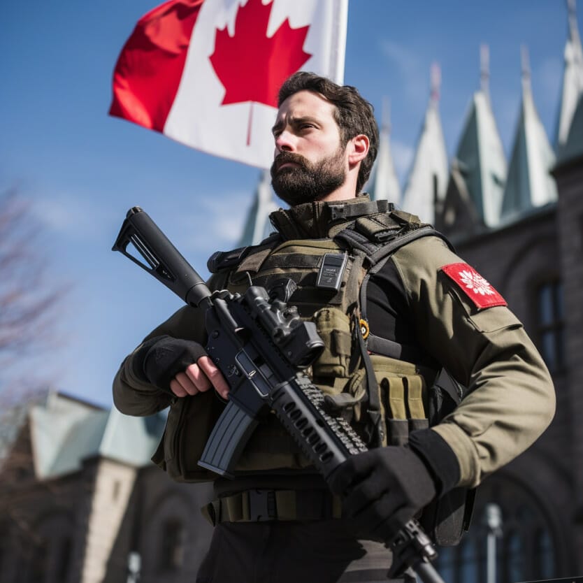 what weapons are legal for self-defence in canada