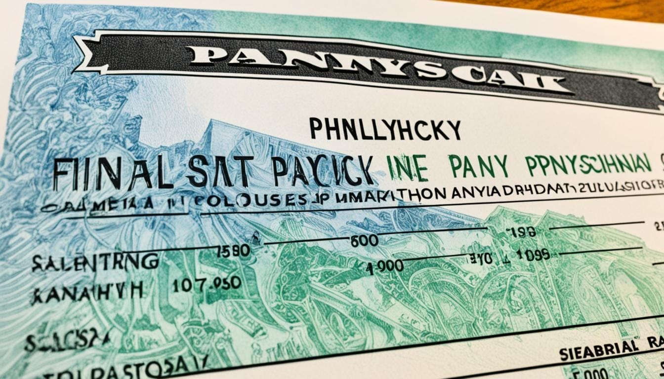 what is the final paycheck law in PA
